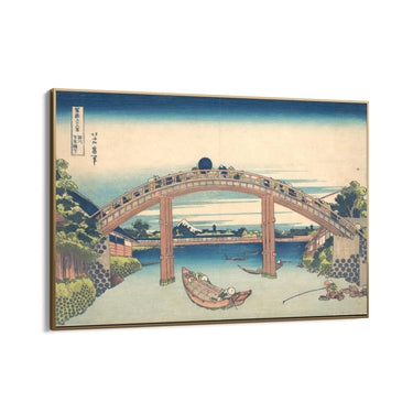 Quadro Stampa su Tela Ponte Mannen, Katsushika Hokusai - CupidoDesign