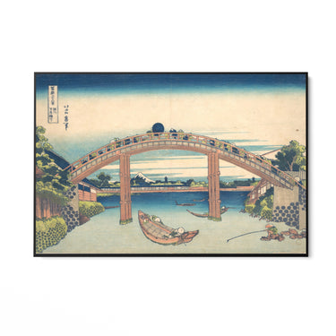 Quadro Stampa su Tela Ponte Mannen, Katsushika Hokusai - CupidoDesign