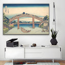 Quadro Stampa su Tela Ponte Mannen, Katsushika Hokusai - CupidoDesign
