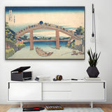 Quadro Stampa su Tela Ponte Mannen, Katsushika Hokusai - CupidoDesign