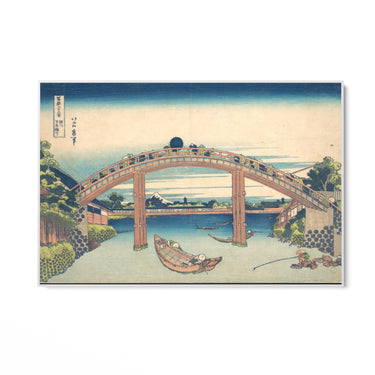 Quadro Stampa su Tela Ponte Mannen, Katsushika Hokusai - CupidoDesign