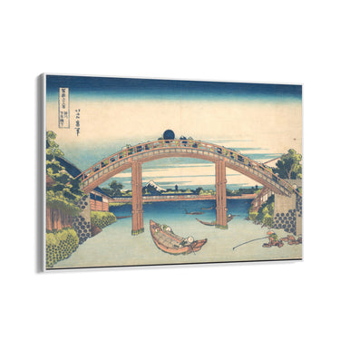 Quadro Stampa su Tela Ponte Mannen, Katsushika Hokusai - CupidoDesign