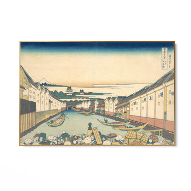 Quadro Stampa su Tela Ponte Nihonbashi, Katsushika Hokusai - CupidoDesign