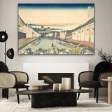 Quadro Stampa su Tela Ponte Nihonbashi, Katsushika Hokusai - CupidoDesign