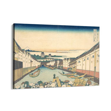 Quadro Stampa su Tela Ponte Nihonbashi, Katsushika Hokusai - CupidoDesign