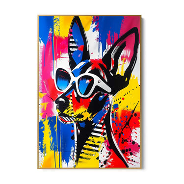 Quadro Stampa su Tela Pop Dog - CupidoDesign