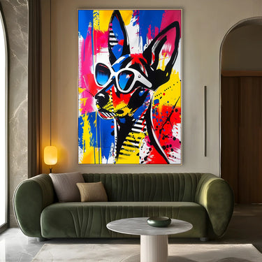 Quadro Stampa su Tela Pop Dog - CupidoDesign