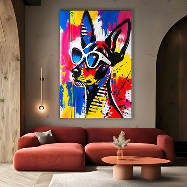 Quadro Stampa su Tela Pop Dog - CupidoDesign