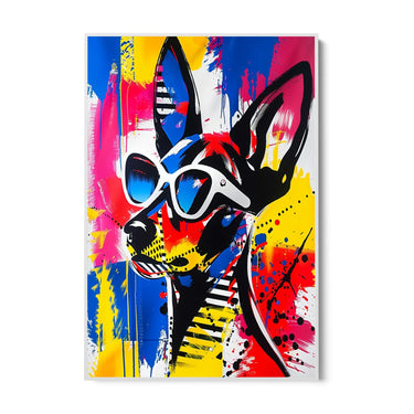Quadro Stampa su Tela Pop Dog - CupidoDesign