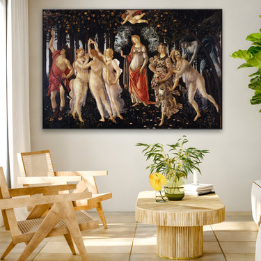 Quadro Stampa su Tela Primavera, Sandro Botticelli - CupidoDesign
