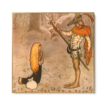 Quadro Stampa su Tela Princess Daga, John Bauer - CupidoDesign