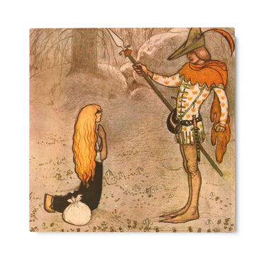 Quadro Stampa su Tela Princess Daga, John Bauer - CupidoDesign