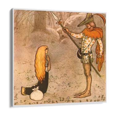 Quadro Stampa su Tela Princess Daga, John Bauer - CupidoDesign