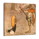 Quadro Stampa su Tela Princess Daga, John Bauer - CupidoDesign
