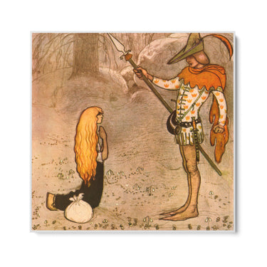 Quadro Stampa su Tela Princess Daga, John Bauer - CupidoDesign