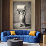 Quadro Stampa su Tela Principe del Bagno - CupidoDesign
