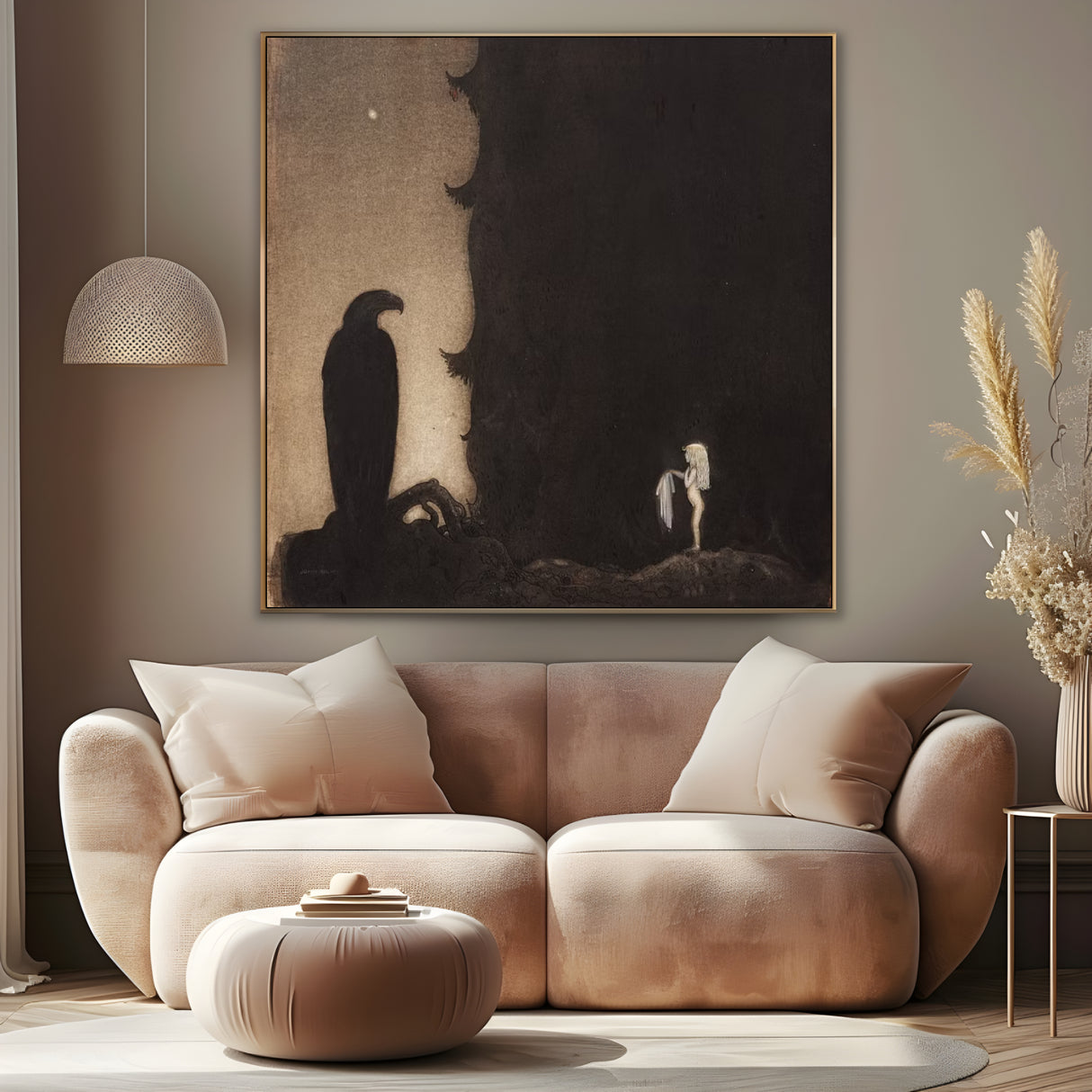 Quadro Stampa su Tela Principessa Tuvstarr, John Bauer - CupidoDesign