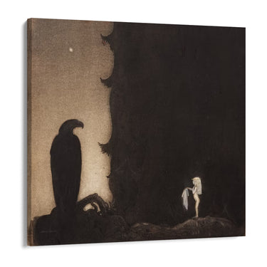 Quadro Stampa su Tela Principessa Tuvstarr, John Bauer - CupidoDesign