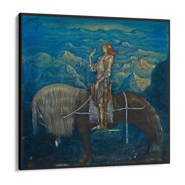 Quadro Stampa su Tela Principessa che cavalca un cavallo magico, John Bauer - CupidoDesign