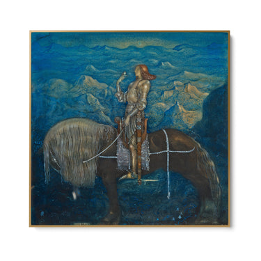 Quadro Stampa su Tela Principessa che cavalca un cavallo magico, John Bauer - CupidoDesign