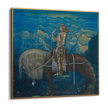 Quadro Stampa su Tela Principessa che cavalca un cavallo magico, John Bauer - CupidoDesign