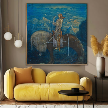 Quadro Stampa su Tela Principessa che cavalca un cavallo magico, John Bauer - CupidoDesign