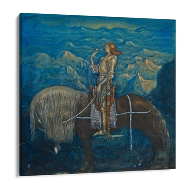 Quadro Stampa su Tela Principessa che cavalca un cavallo magico, John Bauer - CupidoDesign