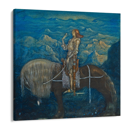 Quadro Stampa su Tela Principessa che cavalca un cavallo magico, John Bauer - CupidoDesign