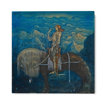 Quadro Stampa su Tela Principessa che cavalca un cavallo magico, John Bauer - CupidoDesign