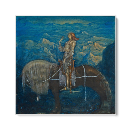 Quadro Stampa su Tela Principessa che cavalca un cavallo magico, John Bauer - CupidoDesign