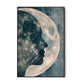 Quadro Stampa su Tela Profilo di luna - CupidoDesign