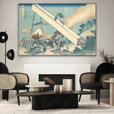 Quadro Stampa su Tela Provincia di Totomi, Katsushika Hokusai - CupidoDesign