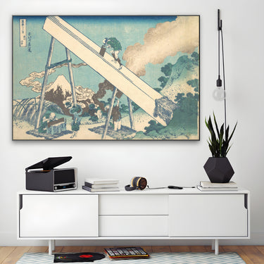 Quadro Stampa su Tela Provincia di Totomi, Katsushika Hokusai - CupidoDesign