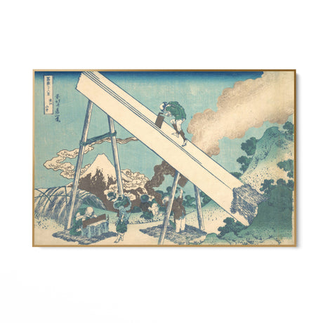 Quadro Stampa su Tela Provincia di Totomi, Katsushika Hokusai - CupidoDesign