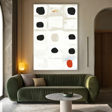 Quadro Stampa su Tela Punti Fluttuanti - CupidoDesign