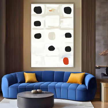Quadro Stampa su Tela Punti Fluttuanti - CupidoDesign