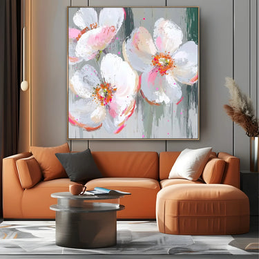 Quadro Stampa su Tela Punto Rosato - CupidoDesign