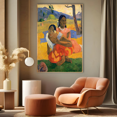 Quadro Stampa su Tela Quando ti Sposi?, Paul Gauguin - CupidoDesign