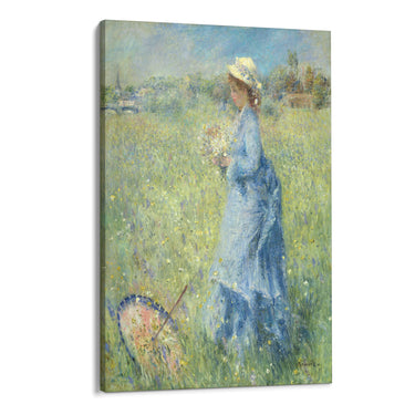 Quadro Stampa su Tela Raccolta dei Fiori, Pierre Auguste Renoir - CupidoDesign