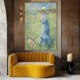 Quadro Stampa su Tela Raccolta dei Fiori, Pierre Auguste Renoir - CupidoDesign