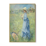 Quadro Stampa su Tela Raccolta dei Fiori, Pierre Auguste Renoir - CupidoDesign