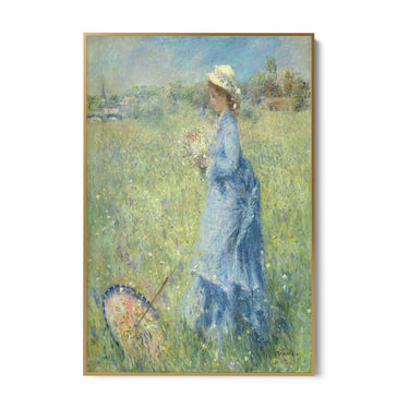 Quadro Stampa su Tela Raccolta dei Fiori, Pierre Auguste Renoir - CupidoDesign