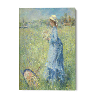 Quadro Stampa su Tela Raccolta dei Fiori, Pierre Auguste Renoir - CupidoDesign