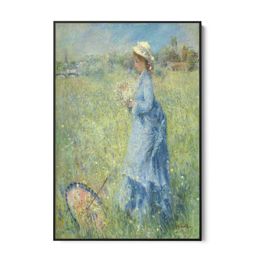 Quadro Stampa su Tela Raccolta dei Fiori, Pierre Auguste Renoir - CupidoDesign