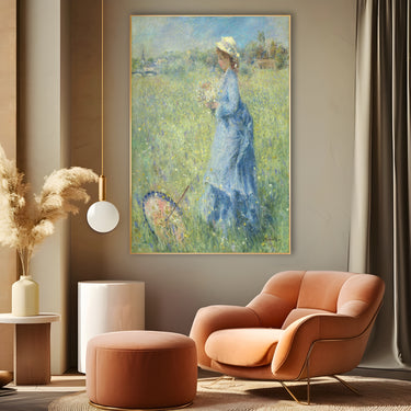 Quadro Stampa su Tela Raccolta dei Fiori, Pierre Auguste Renoir - CupidoDesign