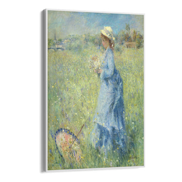 Quadro Stampa su Tela Raccolta dei Fiori, Pierre Auguste Renoir - CupidoDesign