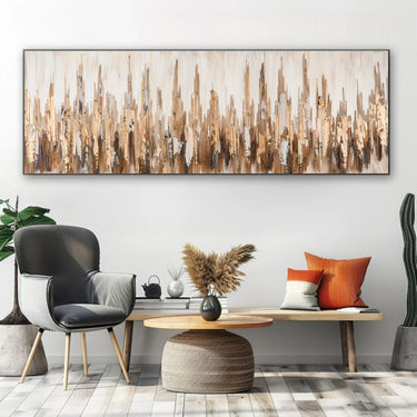 Quadro Stampa su Tela Radici di Bianco - CupidoDesign