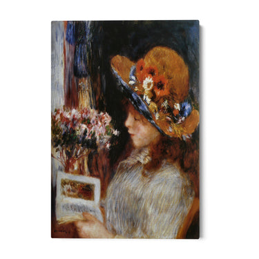 Quadro Stampa su Tela Ragazza che legge, Pierre Auguste Renoir - CupidoDesign