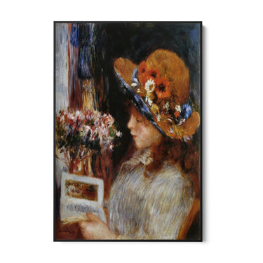 Quadro Stampa su Tela Ragazza che legge, Pierre Auguste Renoir - CupidoDesign