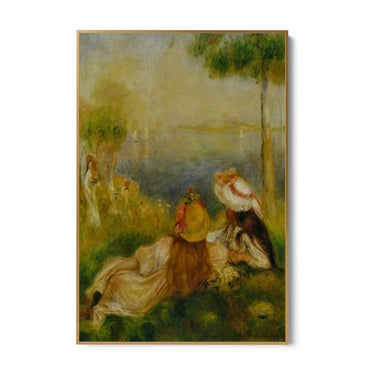 Quadro Stampa su Tela Ragazze al mare, Pierre Auguste Renoir - CupidoDesign